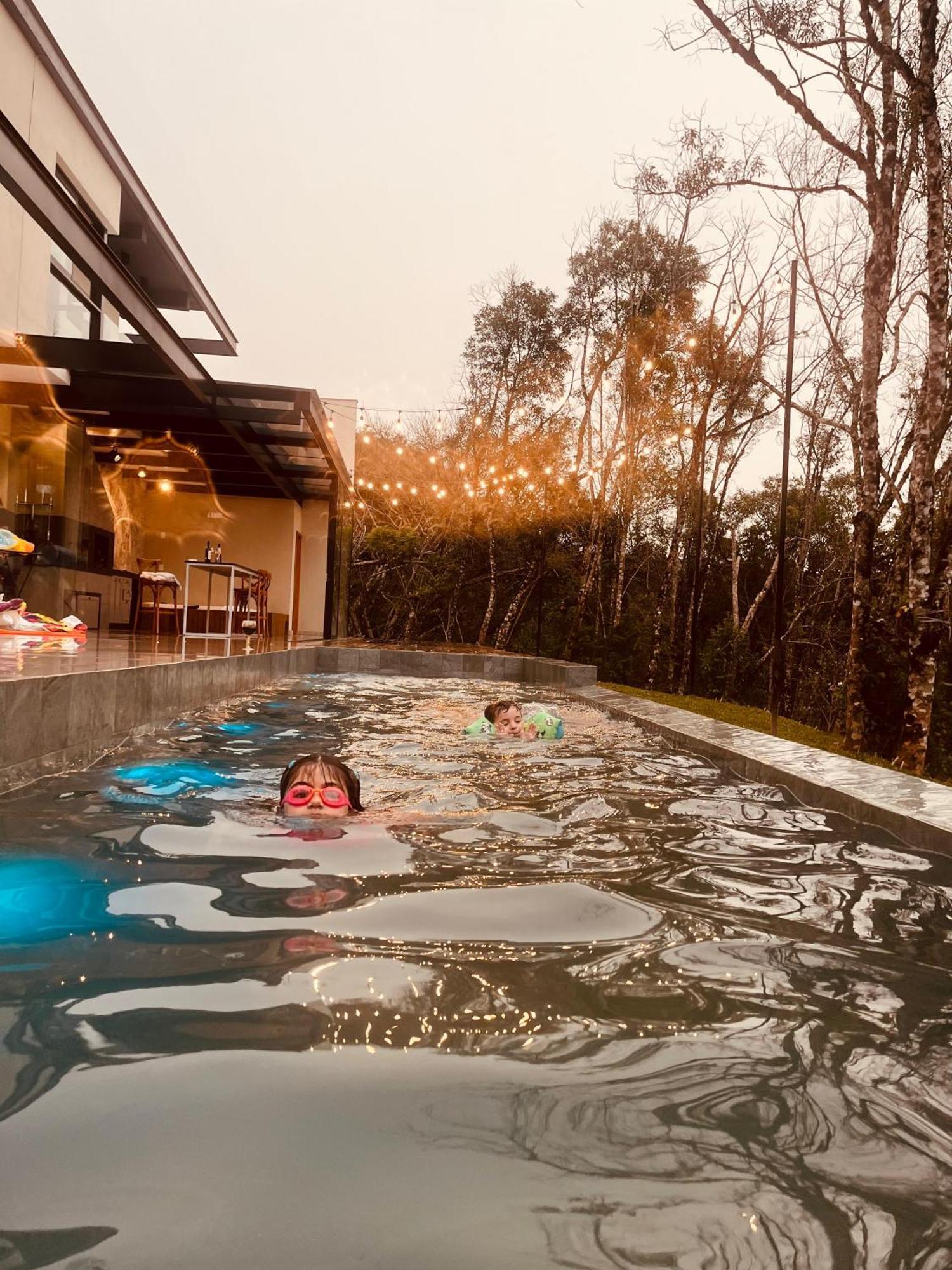 Paraiso Em Rancho Queimado Com Piscina Aquecida المظهر الخارجي الصورة