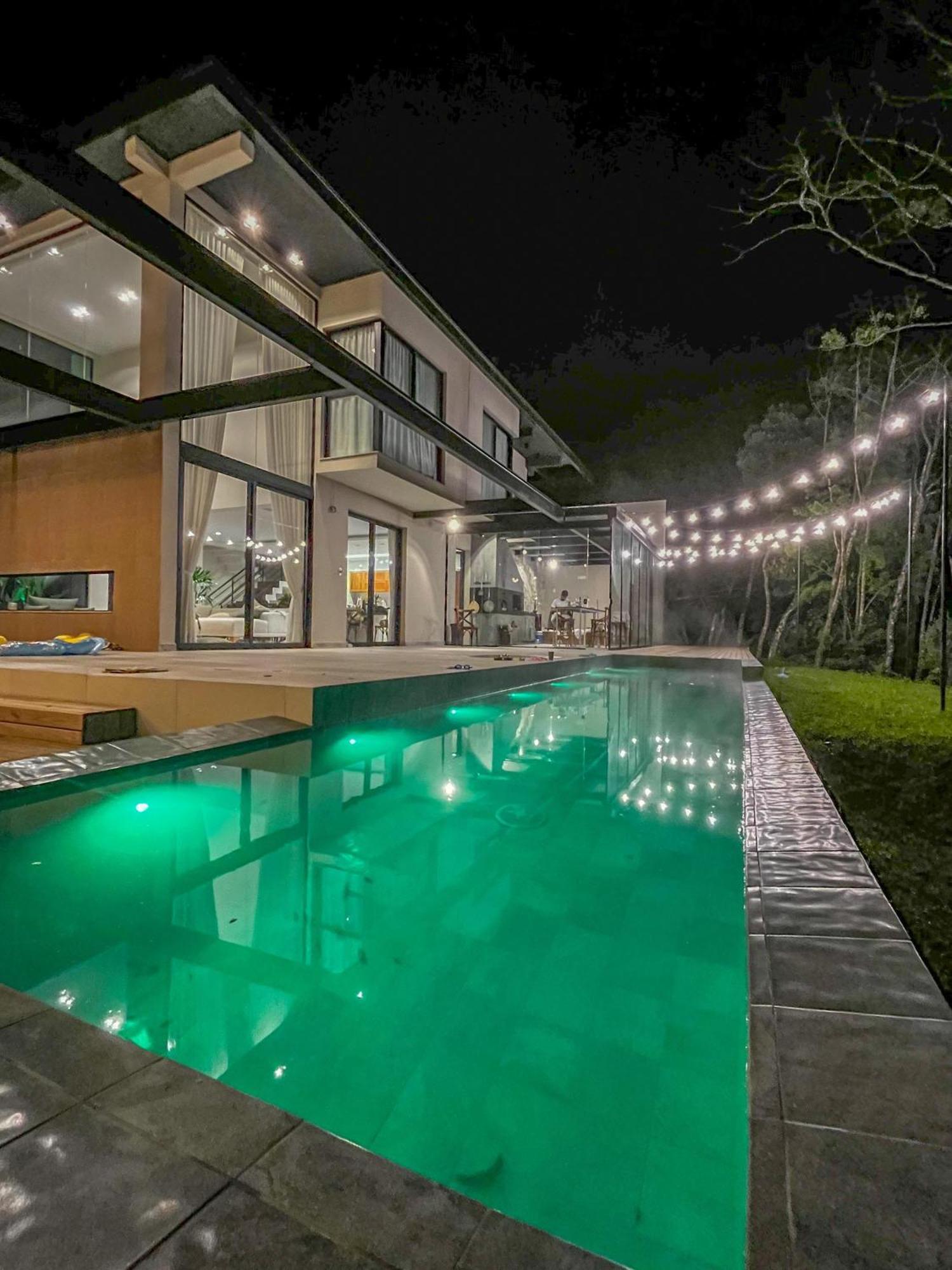 Paraiso Em Rancho Queimado Com Piscina Aquecida المظهر الخارجي الصورة